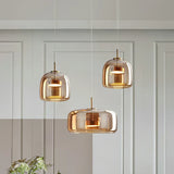 LumiPure Glas Pendelleuchte | Modernes Design | Stimmungslicht | Perfekt für Esszimmer & Wohnzimmer