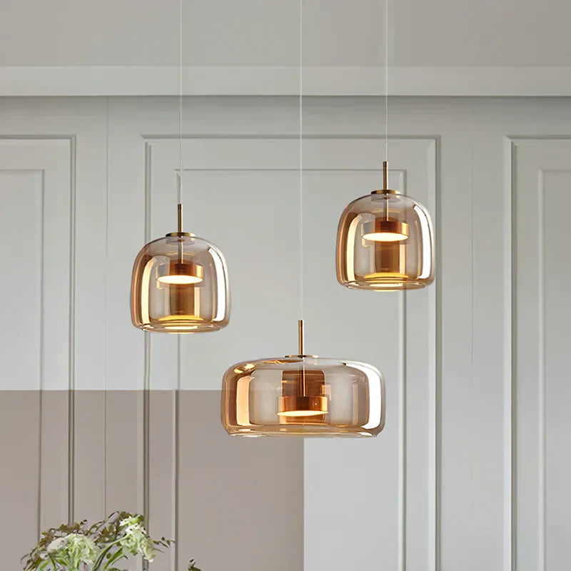 LumiSphere Minimalistische Glaslampe | Modernes Design | Elegante Dekoleuchte für Zuhause