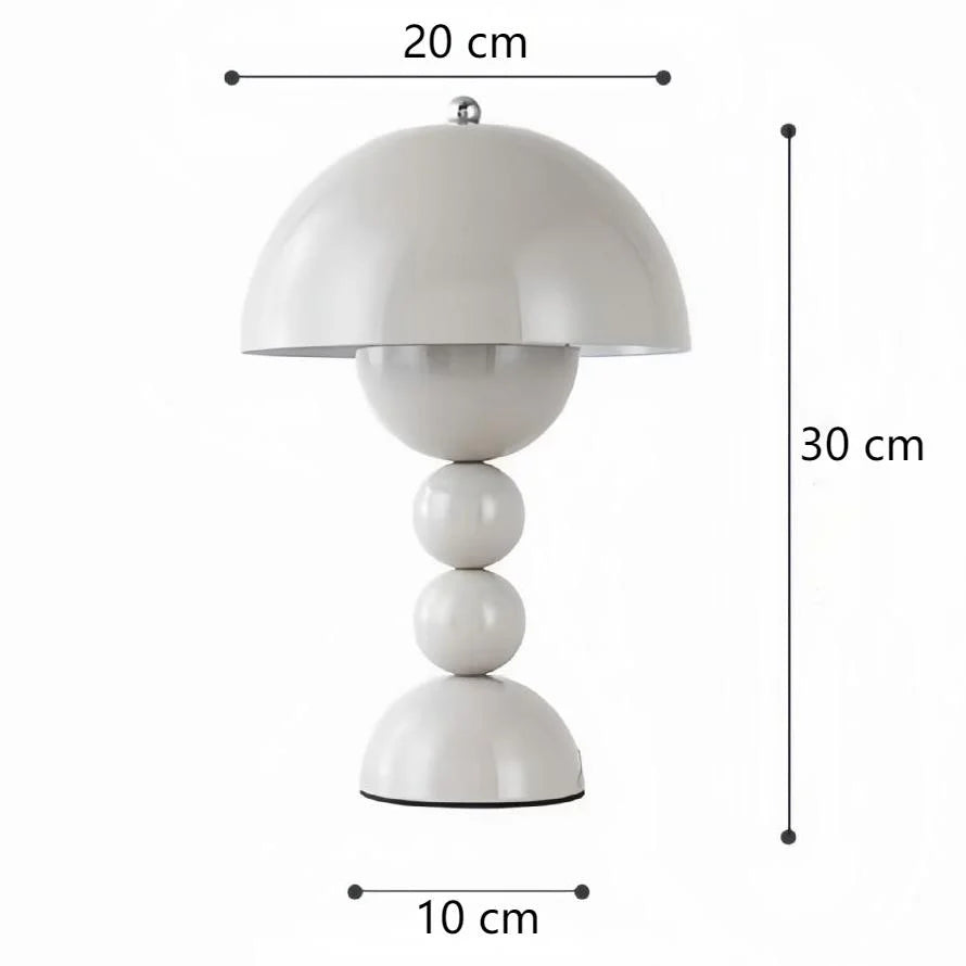 LumiBloom Nordische LED Tischlampe | Tragbar | Buntes Design | Stimmungsvolle Beleuchtung