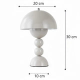LumiBloom Nordische LED Tischlampe | Tragbar | Buntes Design | Stimmungsvolle Beleuchtung
