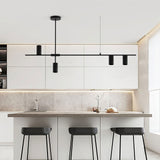LunaRay Moderner Kronleuchter | Elegante Beleuchtung | Längliches Design | LED-Pendelleuchte