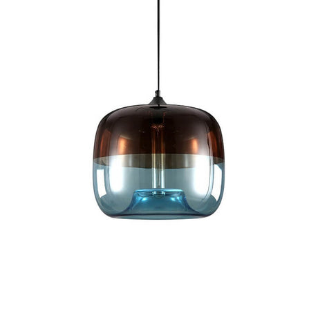 ColorSphere Retro Design Pendelleuchte aus Glas | Bunt | Vintage Look | E27 Fassung | Dekolampe für Wohnzimmer
