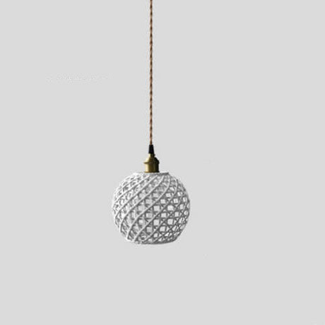 PorceLume Japanische Porzellan-Pendelleuchte | Modernes Design | 1-Licht Kuppel | Handgefertigte Lichtkunst