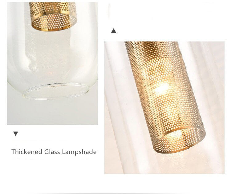 LumiGlass Zylinder-Wandleuchte mit Klarglas | Modernes Design | Stilvolle Beleuchtung für Zuhause und Büro