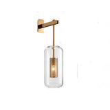 LumiGlass Zylinder-Wandleuchte mit Klarglas | Modernes Design | Stilvolle Beleuchtung für Zuhause und Büro