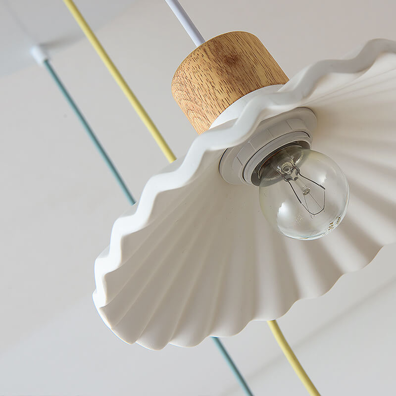 CemLight Moderne Macaron Pendelleuchte | Zement-Schirm | Skandinavisches Design | Stilvolle Beleuchtung | Für Wohn- und Essbereiche