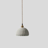 PorceLume Japanische Porzellan-Pendelleuchte | Modernes Design | 1-Licht Kuppel | Handgefertigte Lichtkunst