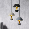 Cemuro Glow Industrial Pendelleuchte | Beton-Optik | Pilzform | LED-Hängeleuchte für Esszimmer & Küche