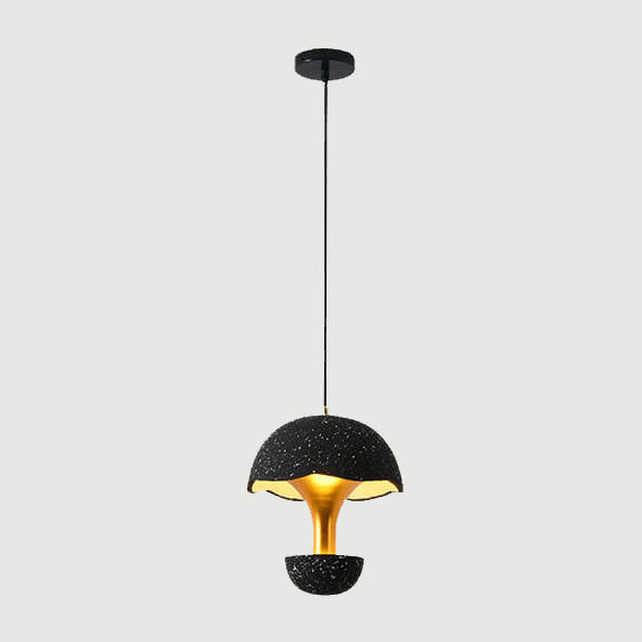 Cemuro Glow Industrial Pendelleuchte | Beton-Optik | Pilzform | LED-Hängeleuchte für Esszimmer & Küche