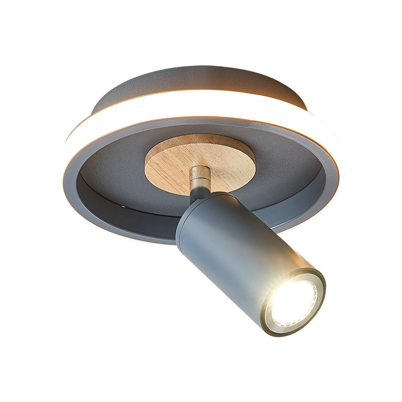 IronLume Industrial Flush Spotlight | Moderner Loft-Stil | 1-Licht Deckenleuchte | Robuste Beleuchtung für Zuhause