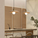 SolaraLite – Minimalistische Holz Pendelleuchte | Tellerdesign | Nachhaltige Beleuchtung für Zuhause