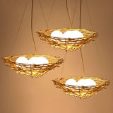 RavaNest Rattan Kronleuchter | Handgewebtes Design | 2- oder 3-flammig | Natürliche Eleganz | Hängeleuchte