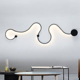 Serpenta Moderne LED Wandlampe | Aluminium | Geschwungenes Design | Dimmbar | Stilvolle Beleuchtung