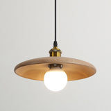 SolaraLite – Minimalistische Holz Pendelleuchte | Tellerdesign | Nachhaltige Beleuchtung für Zuhause