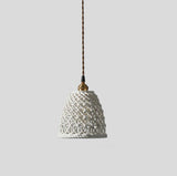 PorceLume Japanische Porzellan-Pendelleuchte | Modernes Design | 1-Licht Kuppel | Handgefertigte Lichtkunst