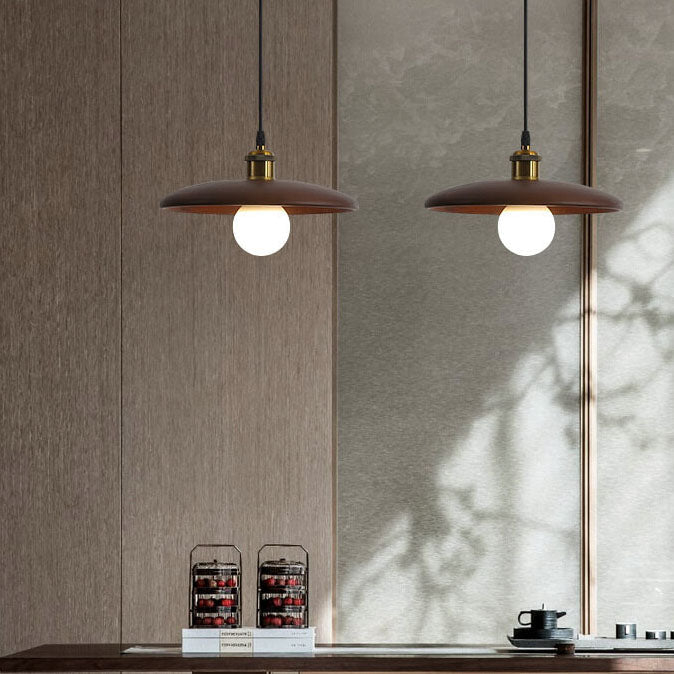 SolaraLite – Minimalistische Holz Pendelleuchte | Tellerdesign | Nachhaltige Beleuchtung für Zuhause