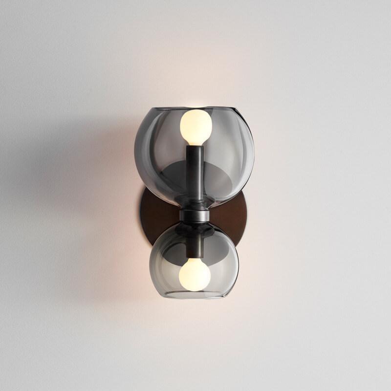 Bowlite Wandlampe mit modernem Design | 2-Licht-Schale | Elegante Beleuchtung für Zuhause