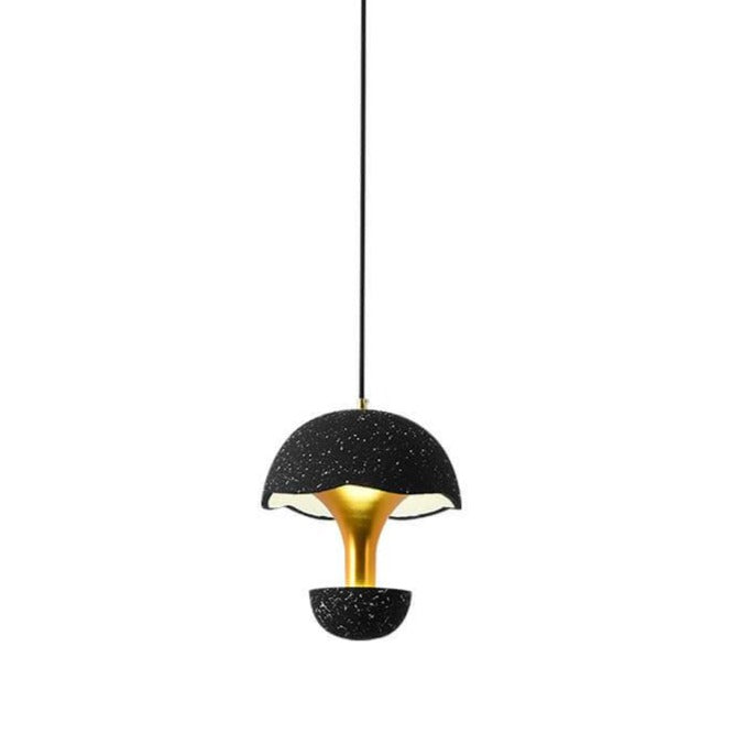 Cemuro Glow Industrial Pendelleuchte | Beton-Optik | Pilzform | LED-Hängeleuchte für Esszimmer & Küche