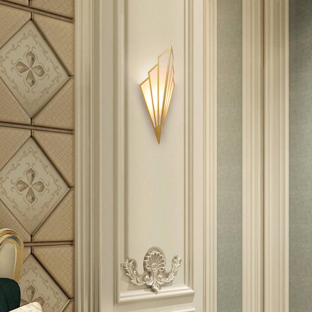 ShadeLume Wandlampe | Moderner Leinen-Schirm | 1-flammig | Kreatives Design | Wandbeleuchtung