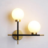 GlowVine Wandlampe im nordischen Design | Minimalistisches Glas-Design | 1 oder 2 Lichter | Elegante Wandleuchte