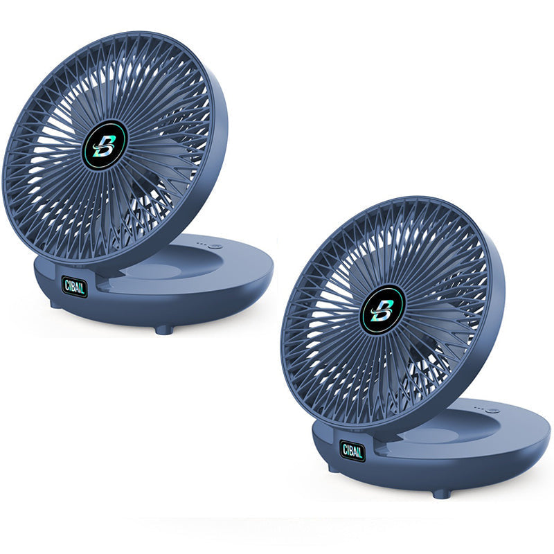BreezeMate Mini-USB Ventilator | Tragbar & Wiederaufladbar | Verstellbar | Wand- & Desktopnutzung