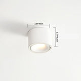 SpotLite Moderne Runde LED Deckenstrahler | Minimalistisches Design | Verstellbar | Flush Mount Beleuchtung