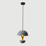 Cemuro Glow Industrial Pendelleuchte | Beton-Optik | Pilzform | LED-Hängeleuchte für Esszimmer & Küche