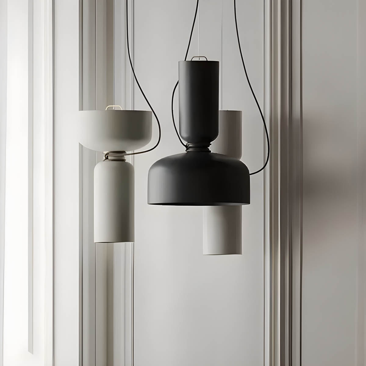 GeoAura Geometrisches Design Pendelleuchte | Elegantes Lichtspiel | Modernes Interieur