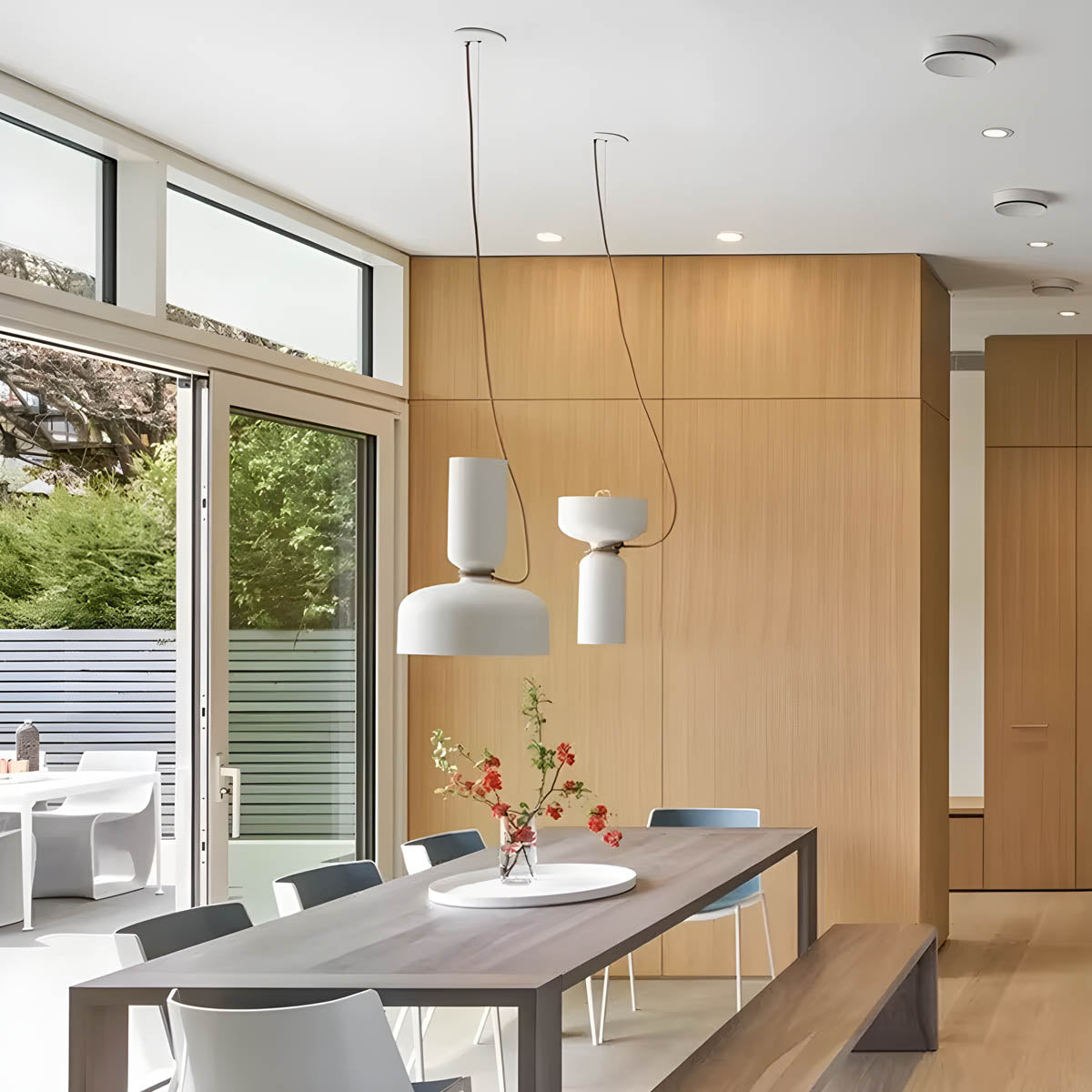 GeoAura Geometrisches Design Pendelleuchte | Elegantes Lichtspiel | Modernes Interieur