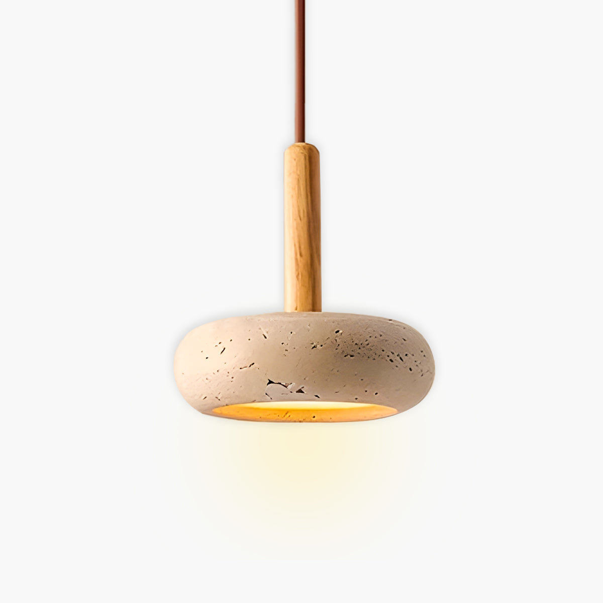 LuxeStone Pendelleuchte aus Naturstein | Elegantes Design | Perfekt für Wohnzimmer & Esszimmer | LED-kompatibel