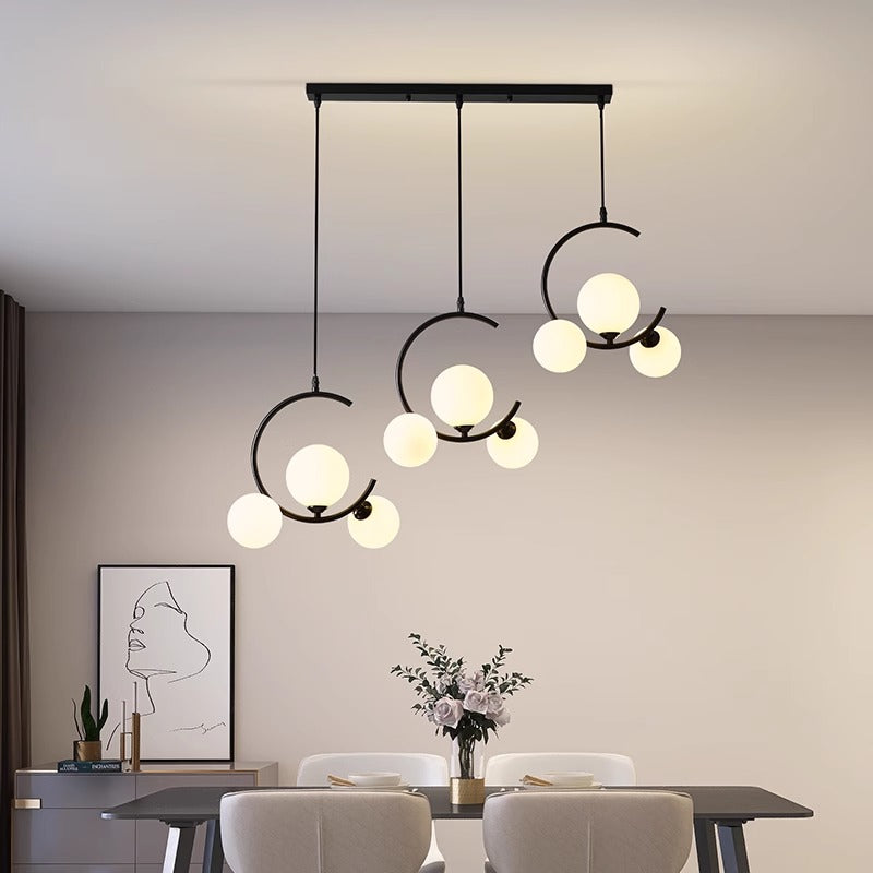 LumaElegance Moderne LED-Pendelleuchte | Heimdekoration | Energieeffizient | Stilvolle Beleuchtung für Wohnräume