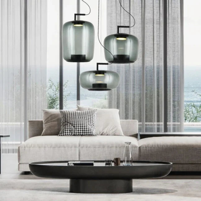 HaloLume Moderne Hängeleuchte | LED Designlampe für Küchentische | Elegante Pendelleuchte