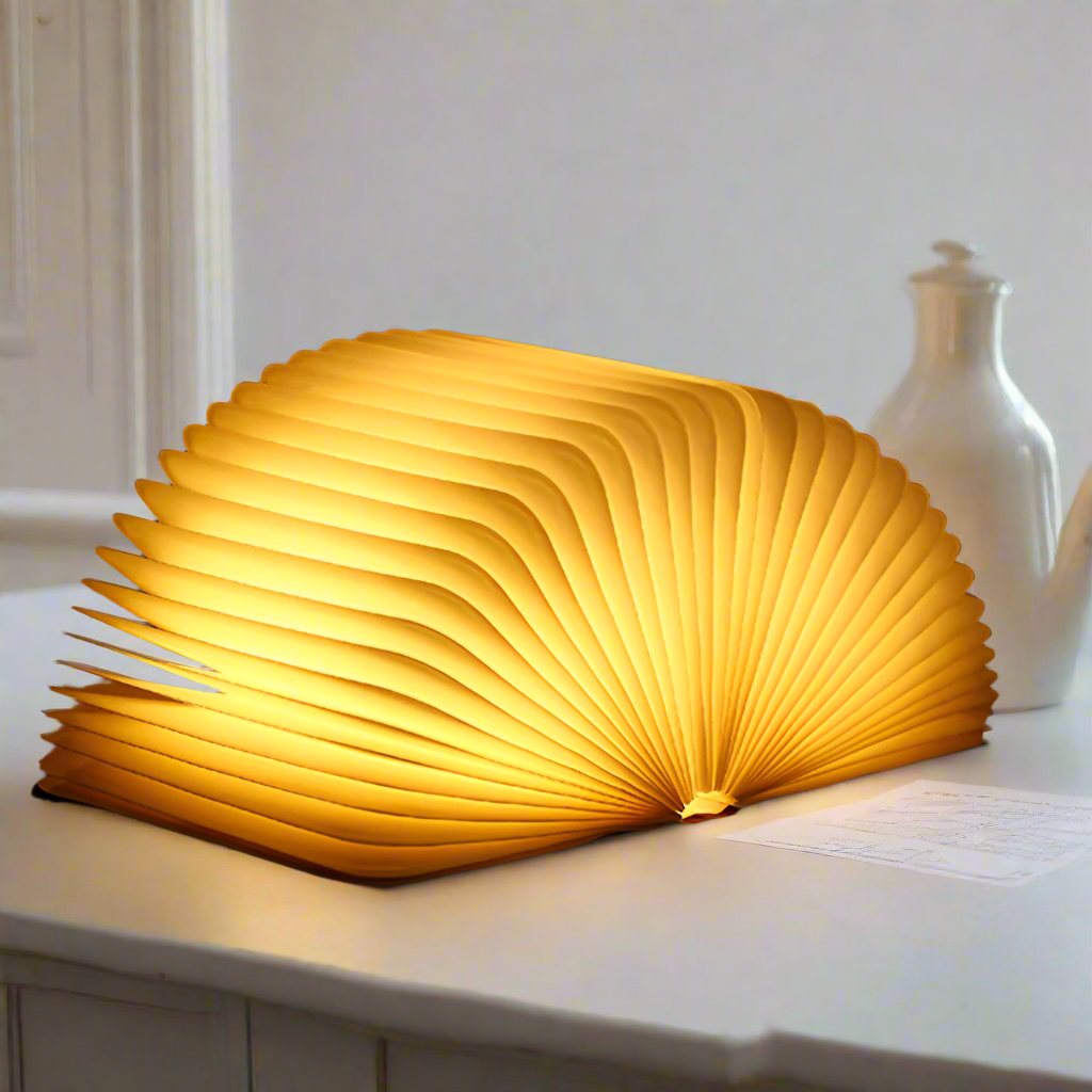 MagicBook LED Buchlampe | Faltbar | Stimmungslicht | Kabellose Beleuchtung | Deko für Zuhause
