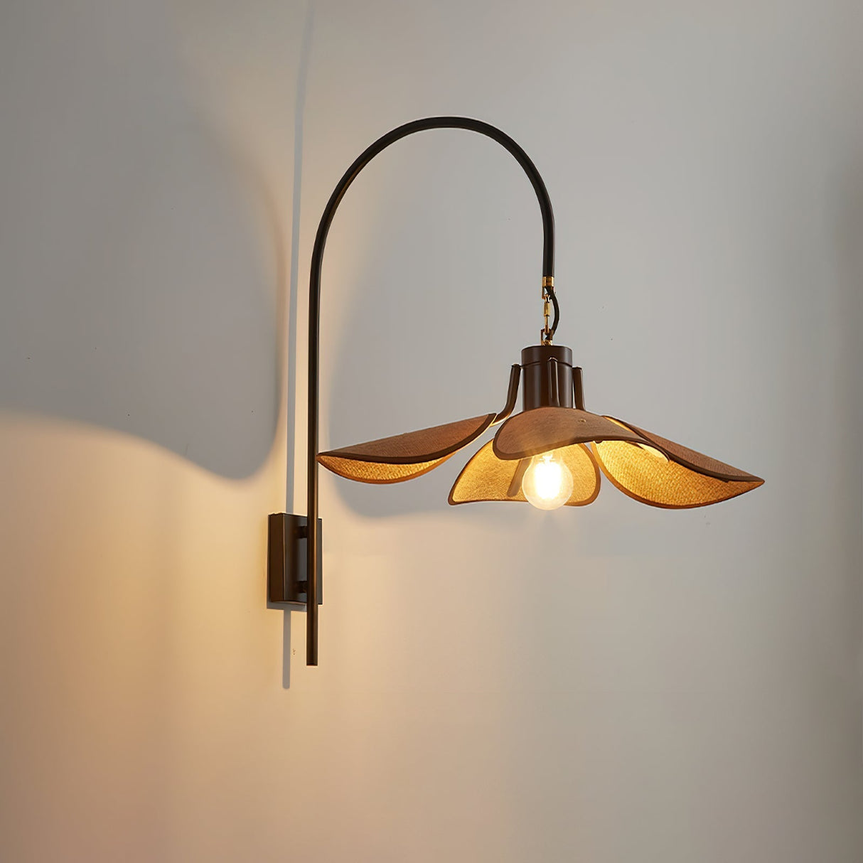 LumaPetal LED Wandleuchte | Modernes Design | Dimmbar | Warmweiß & Kaltweiß | Dekolicht für Zuhause
