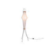 SereniLum Reispapier Stehlampe | Minimalistisches Design | Warmweißes LED-Licht | Nachhaltige Deko für Zuhause