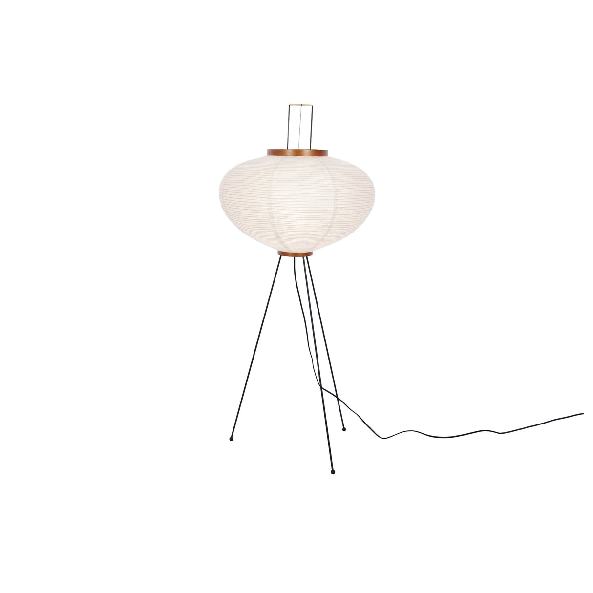 SereniLum Reispapier Stehlampe | Minimalistisches Design | Warmweißes LED-Licht | Nachhaltige Deko für Zuhause