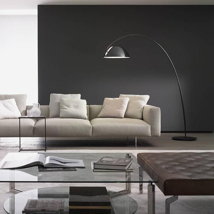 LumoArch Premium LED Bogenstehleuchte | Modernes Design | Dimmbar | Wohnzimmer Beleuchtung