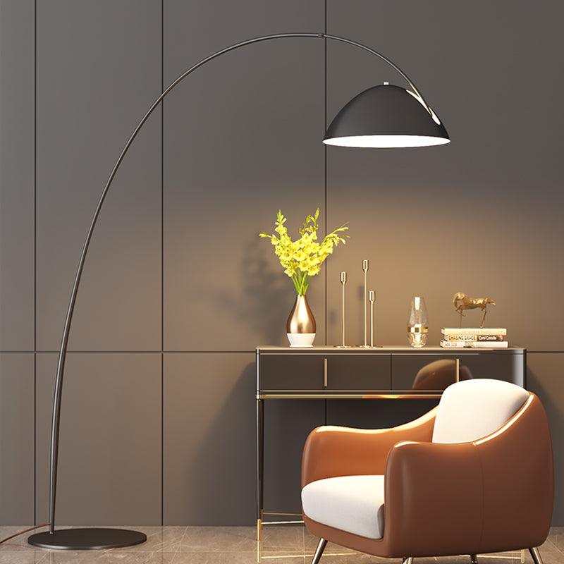 LumoArch Premium LED Bogenstehleuchte | Modernes Design | Dimmbar | Wohnzimmer Beleuchtung