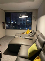 LumoArch Premium LED Bogenstehleuchte | Modernes Design | Dimmbar | Wohnzimmer Beleuchtung