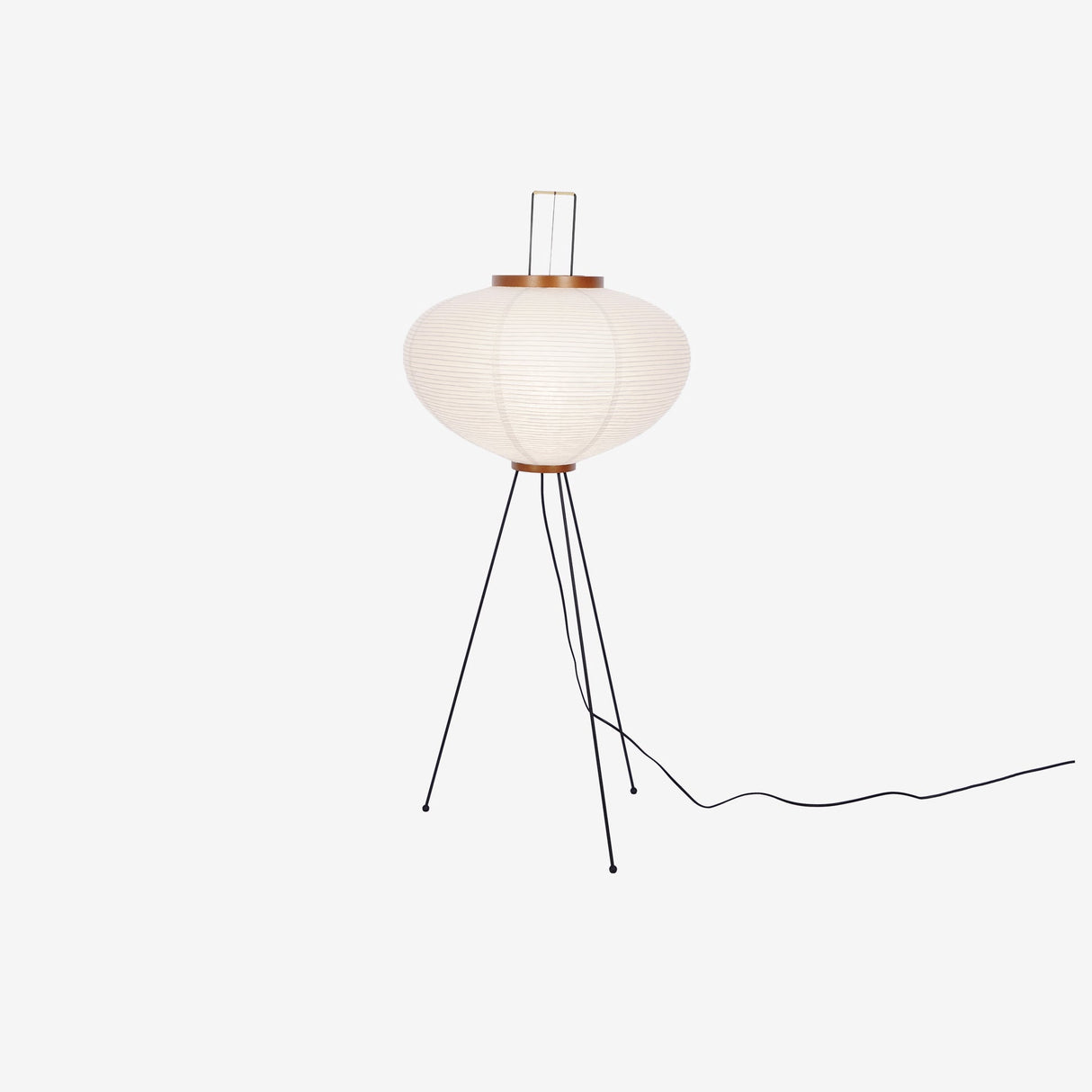 SereniLum Reispapier Stehlampe | Minimalistisches Design | Warmweißes LED-Licht | Nachhaltige Deko für Zuhause
