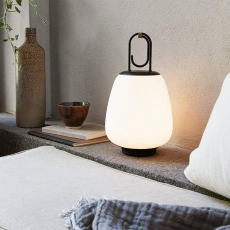 GlowMate Tragbare Laterne Tischlampe | Eingebaute Batterie | LED Licht | Warmes & Kühles Licht | Perfekte Stimmungsbeleuchtung
