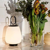 GlowMate Tragbare Laterne Tischlampe | Eingebaute Batterie | LED Licht | Warmes & Kühles Licht | Perfekte Stimmungsbeleuchtung