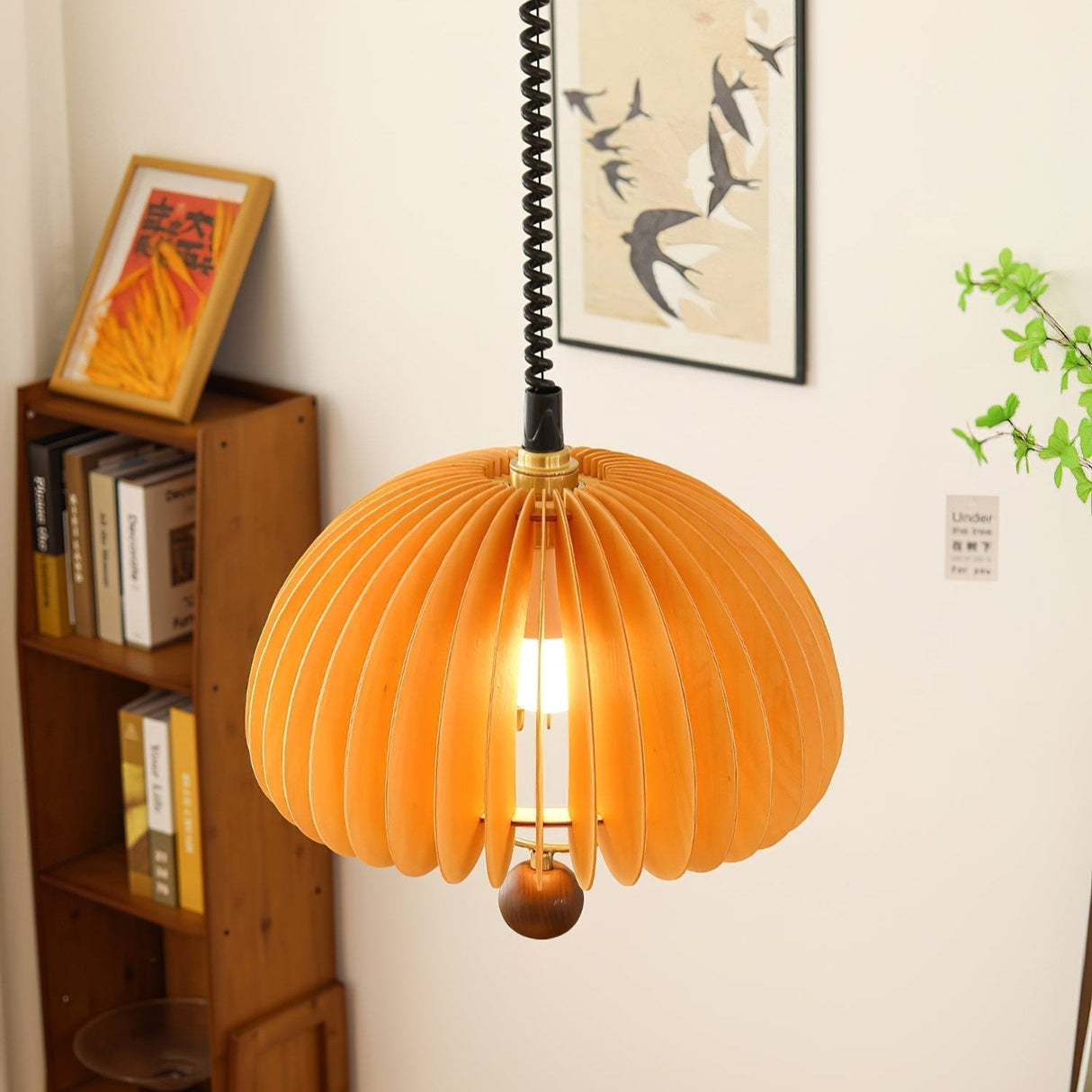 LustraGourd Kürbis Verstellbare Pendelleuchte | Elegantes Design | Flexible Beleuchtung für Zuhause