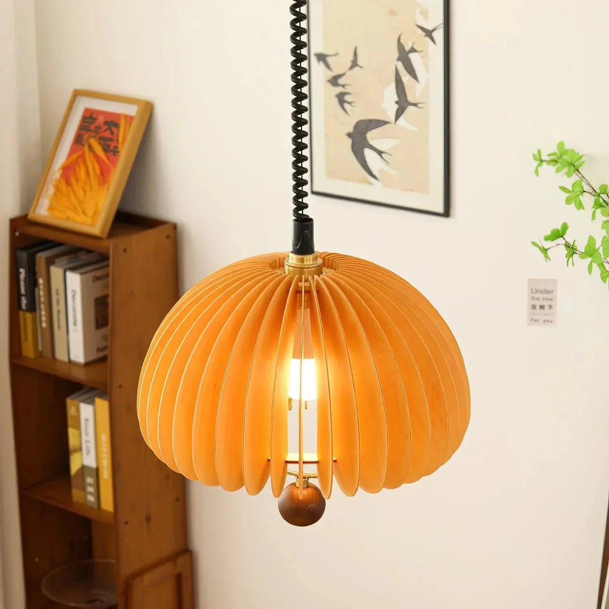 LustraGourd Kürbis Verstellbare Pendelleuchte | Elegantes Design | Flexible Beleuchtung für Zuhause