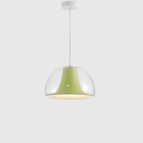 Glasya Halbkreisförmige Quallen Glas Pendelleuchte | Elegante Beleuchtung | Modernes Design | Deko für Zuhause