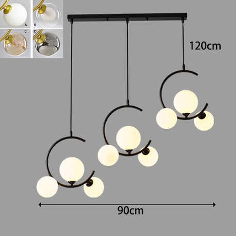 LumaElegance Moderne LED-Pendelleuchte | Heimdekoration | Energieeffizient | Stilvolle Beleuchtung für Wohnräume