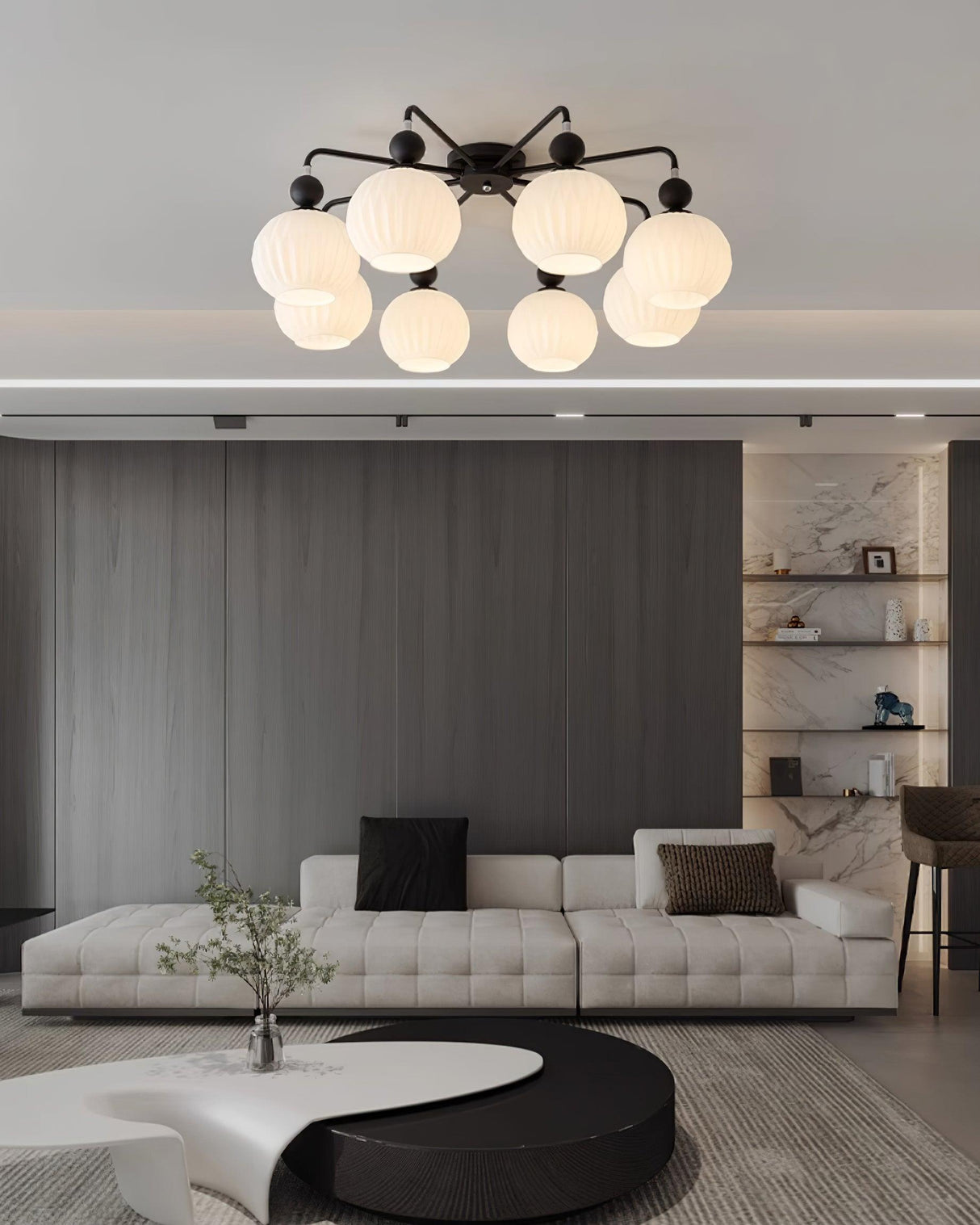 Lumisfera Moderne LED-Deckenleuchte | Zeitloses Design | Dimmbar | Elegante Beleuchtung für Wohn- und Esszimmer