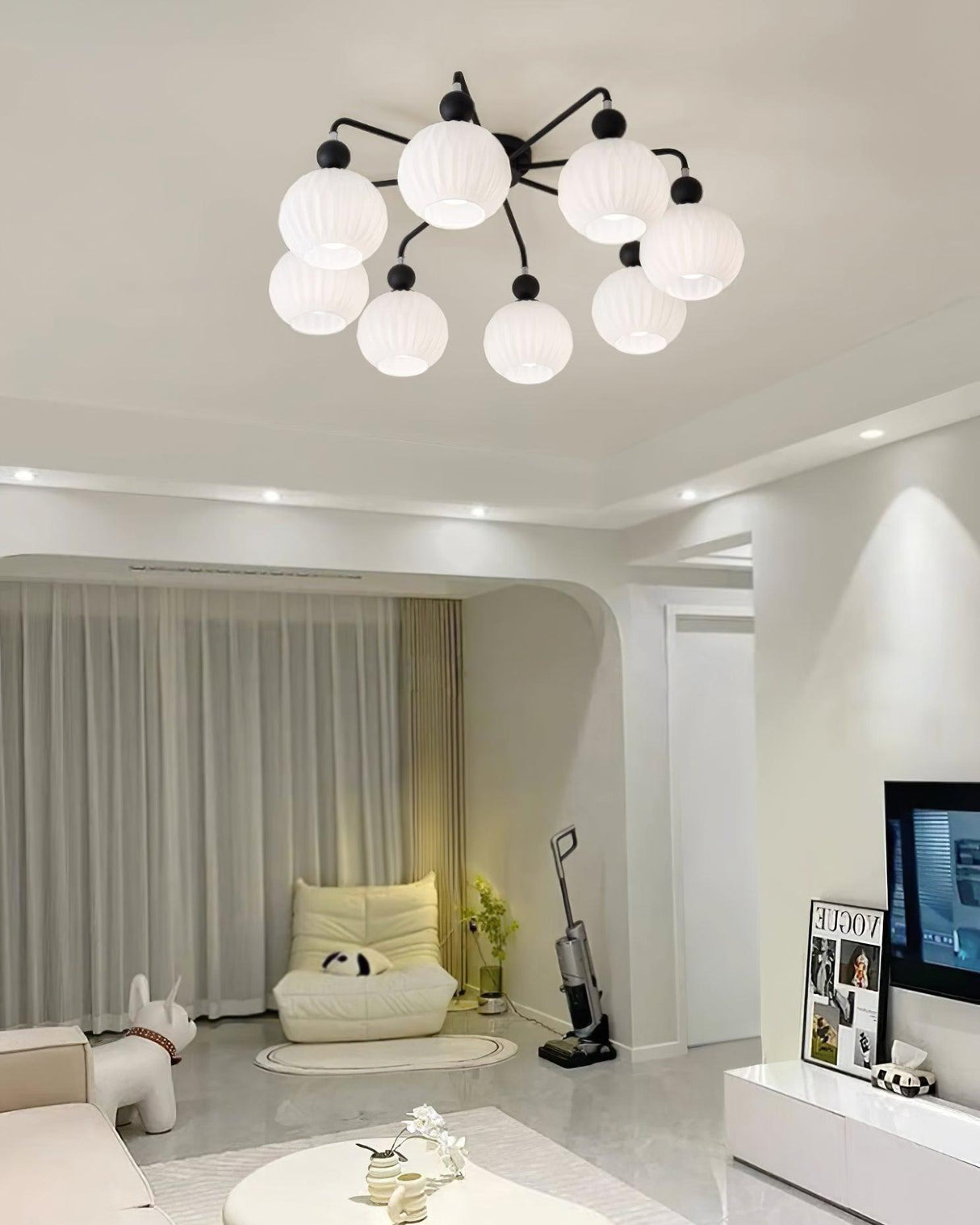 Lumisfera Moderne LED-Deckenleuchte | Zeitloses Design | Dimmbar | Elegante Beleuchtung für Wohn- und Esszimmer