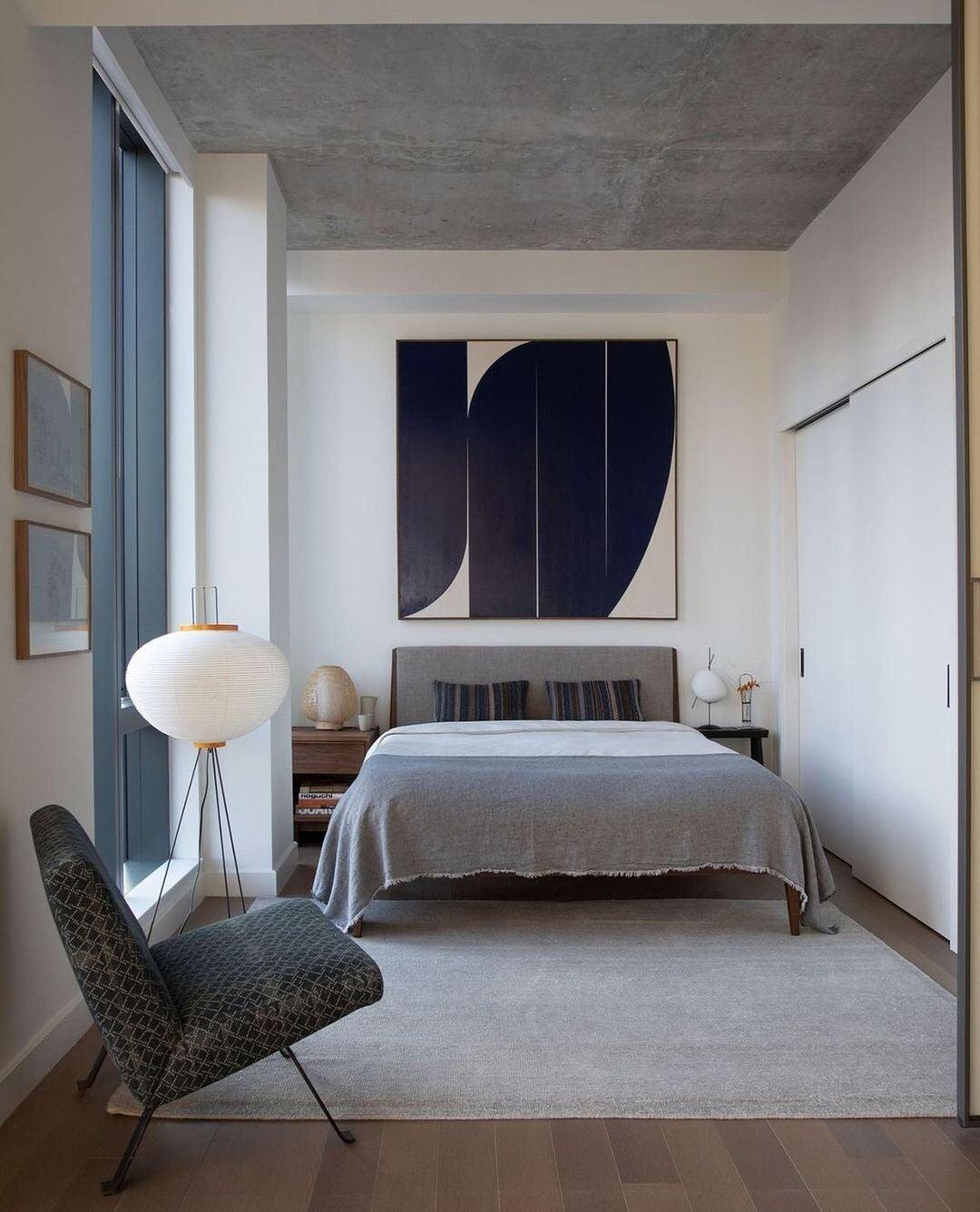 SereniLum Reispapier Stehlampe | Minimalistisches Design | Warmweißes LED-Licht | Nachhaltige Deko für Zuhause