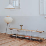 SereniLum Reispapier Stehlampe | Minimalistisches Design | Warmweißes LED-Licht | Nachhaltige Deko für Zuhause